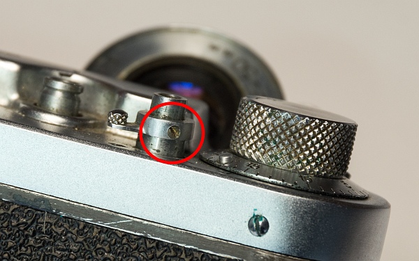 Rückspulentriegelung